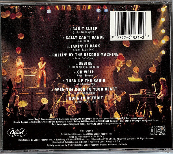 ROCKETS Live Rockets CD, like new