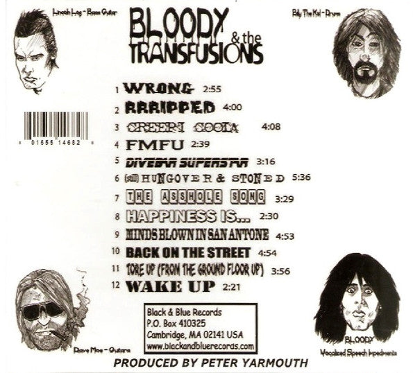 BLOODY & THE TRANSFUSIONS, CD New/Sealed