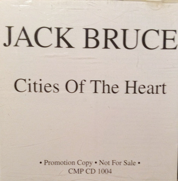 JACK BRUCE Cities Of The Heart Used CD, VG+ Promo