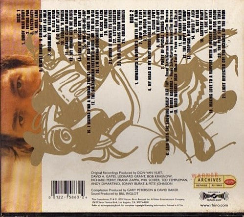 CAPTAIN BEEFHEART & THE MAGIC BAND The Dust Blows Forward (An Anthology) Used CD, like new