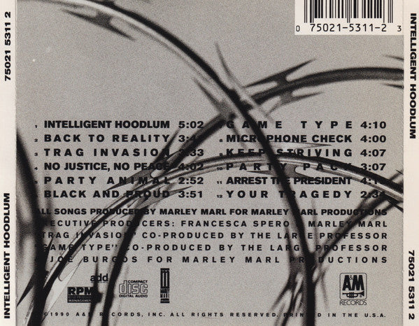 INTELLIGENT HOODLUM Intelligent Hoodlum CD, like new