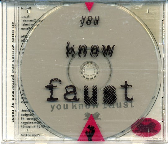 FAUST You Know Faust Used CD, VG+