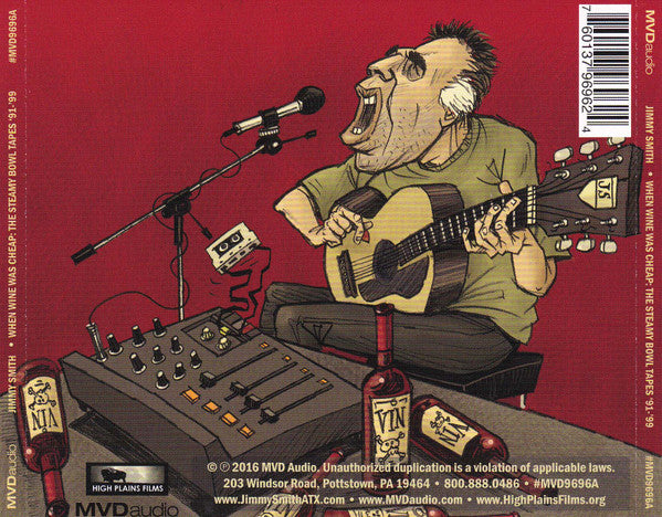 JIMMY SMITH When Wine Was Cheap: The Steamy Bowl Tapes '91-'99 CD, new/sealed