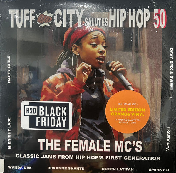Various Artists - Tuff City Salutes Hip Hop 50:  The Female MC's - RSD BF 23 Red Vinyl