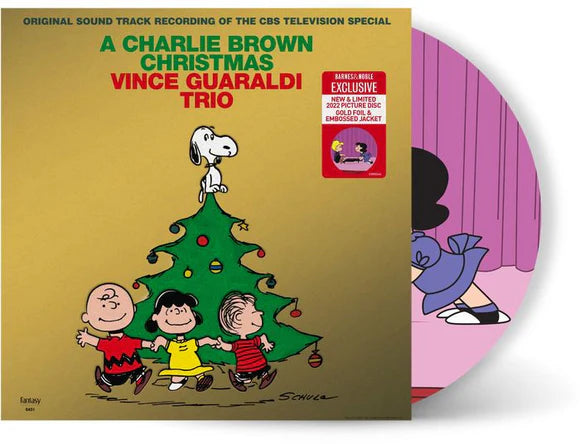 Vince Guaraldi Trio - A Charlie Brown Christmas (Barnes & Noble Picture Disc w/ Gold Foil Jacket) - New Vinyl