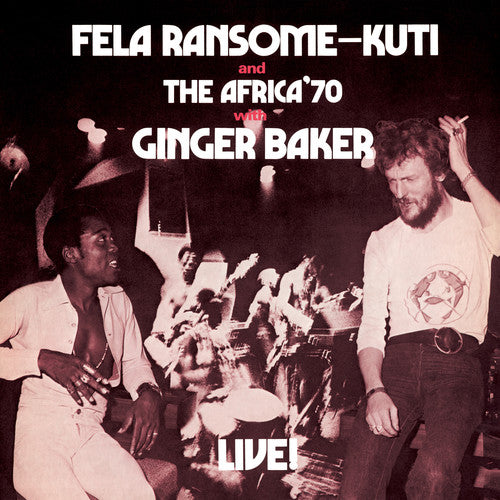 FELA KUTI Fela Live with Ginger Baker New Vinyl LP