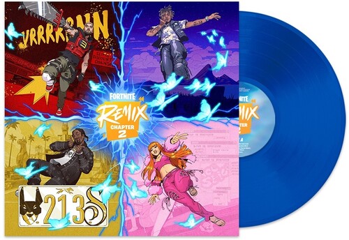 Fortnite Remix Chapter 2 Blue Vinyl New Vinyl LP