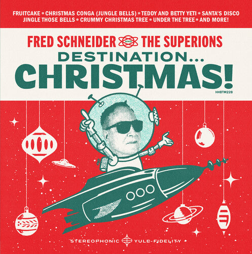 Fred Schneider & The Superions Destination Christmas New Vinyl LP