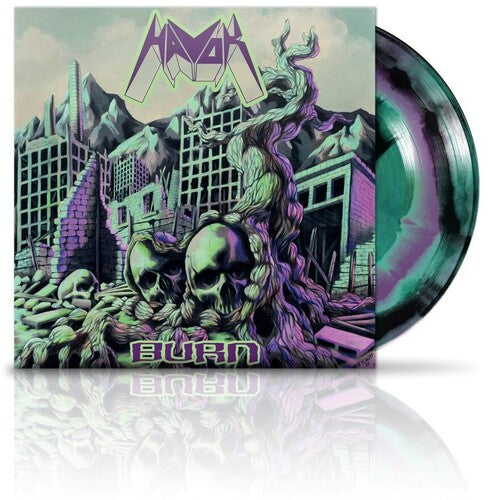 Havok - Burn - Turquoise with black & purple swirl vinyl