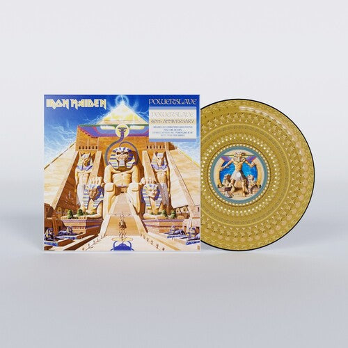 IRON MAIDEN Powerslave (Limited Edition, Colored Vinyl, Gold, Anniversary Edition, Remastered) New Vinyl LP