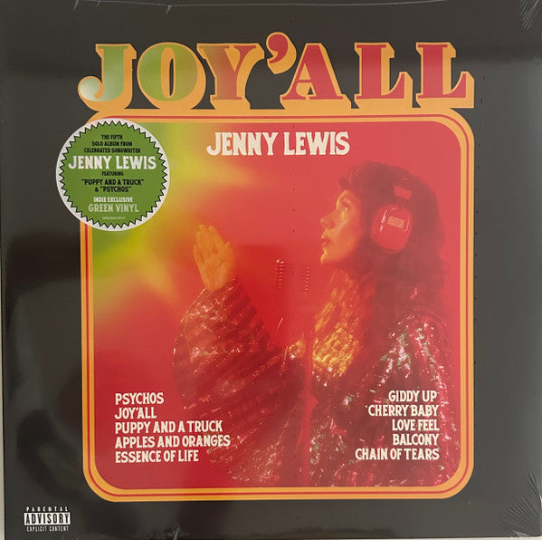 Jenny Lewis Joy'All - IE Green Vinyl New