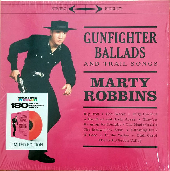 MARTY ROBBINS Gunfighter Ballads and Trail Songs Red Vinyl New Vinyl LP