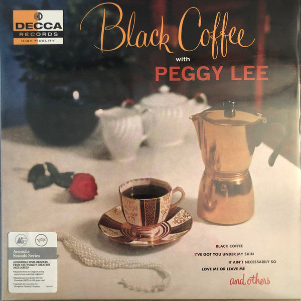 Peggy Lee - Black Coffee - Verve Acoustic Sounds Vinyl