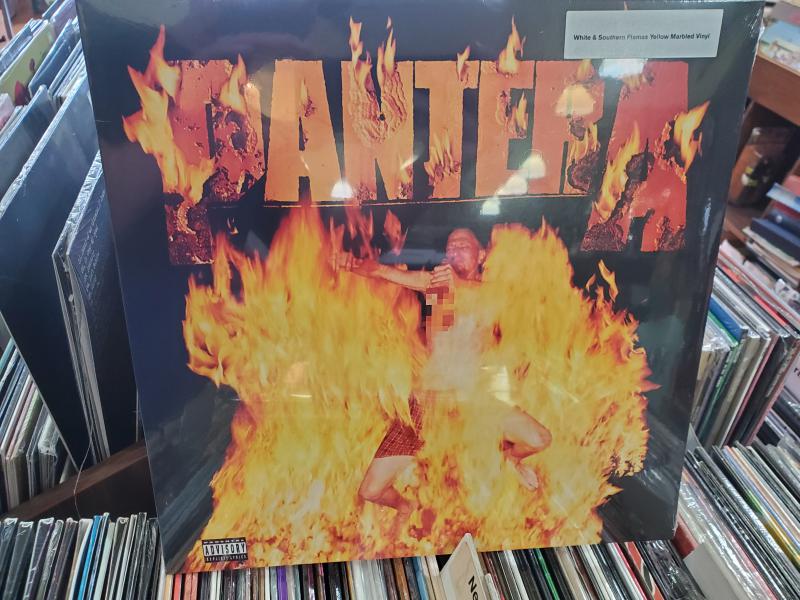 Pantera - Reinventing The Steel - WHITE 7& SOUTHERN FLAMES YELLOW MARBLED VINYL