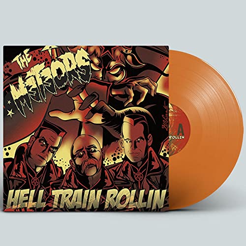 The Meteors - Hell Train Rollin' - Transparent Neon Orange Vinyl