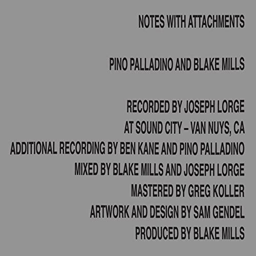 Pino Palladino and Blake Mills - Notes With Attachments [lp] - Vinyl