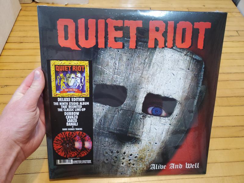 Quiet Riot - Alive and Well - LTD ED DOUBLE SPLATTER VINYL