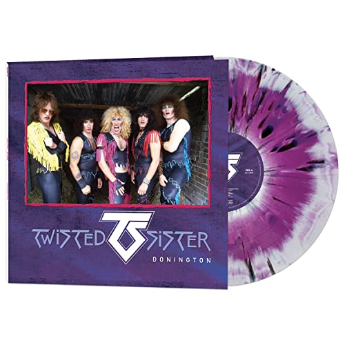 Twisted Sister Donington - Purple Black & White Splatter - Vinyl