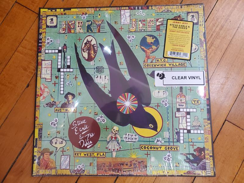 Steve Earle & The Dukes - Jerry Jeff - CLEAR VINYL LTD EDITION