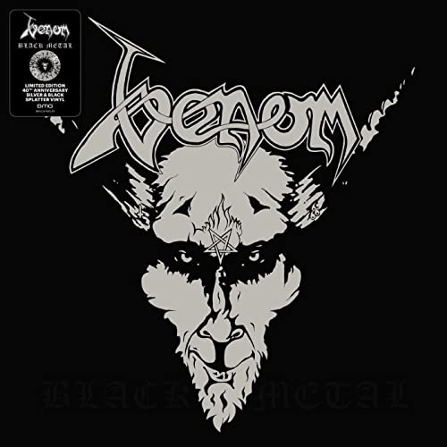 Venom - Black Metal - LTD ED 40TH ANNIVERSARY SILVER/BLACK SPLATTER VINYL