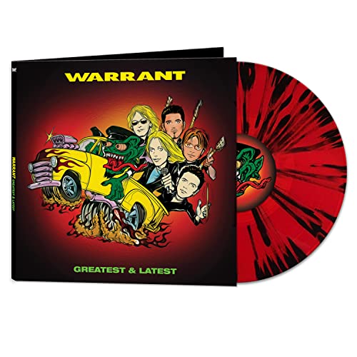 Warrant - Greatest & Latest - Red & Black Splatter - Vinyl