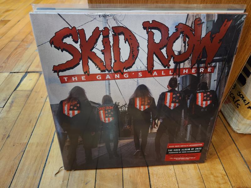 Skid Row - The Gangs All Here - Red White and Black Splatter Vinyl