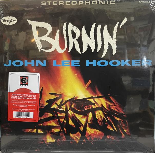 John Lee Hooker - Burnin' - Exclusive Limited Edition Translucent Red Vinyl