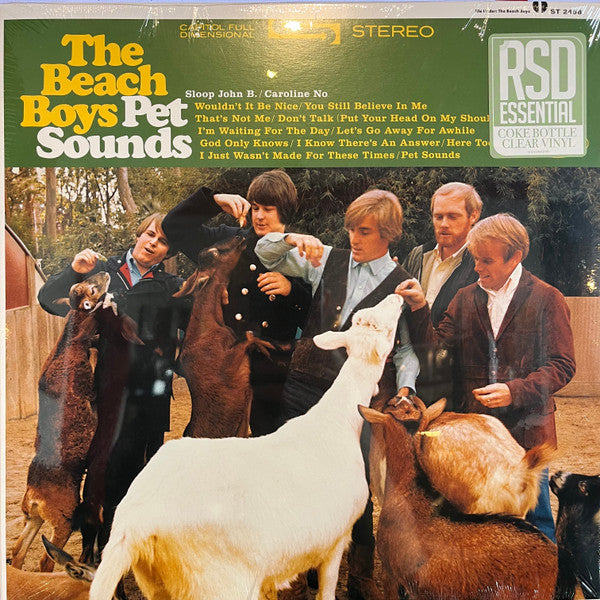 The Beach Boys - Pet Sounds - coke bottle clear vinyl