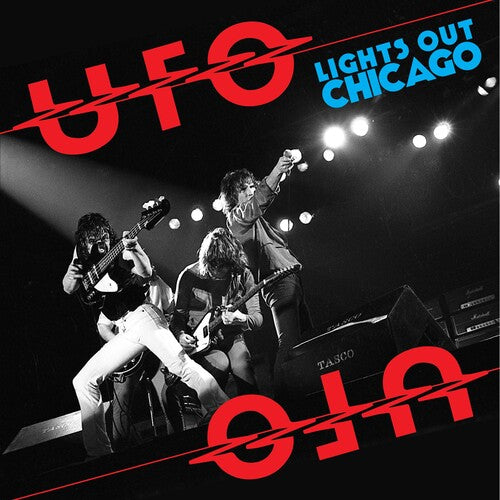 UFO - Lights Out Chicago - red and black splatter Vinyl