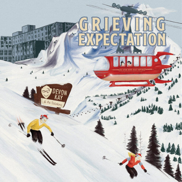 Devon Kay & The Solutions - Grieving Expectations - Half Clear/Half White w/ Silver Splatter Vinyl