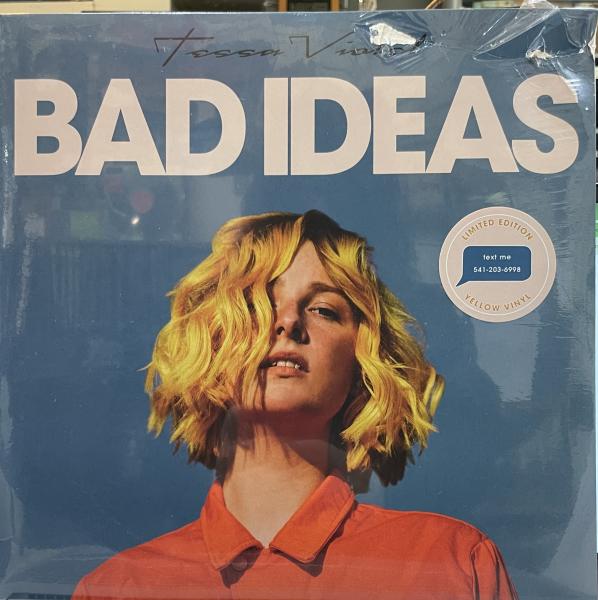 Tessa Violet - BAD IDEAS - Yellow Vinyl - *DAMAGED COVER*