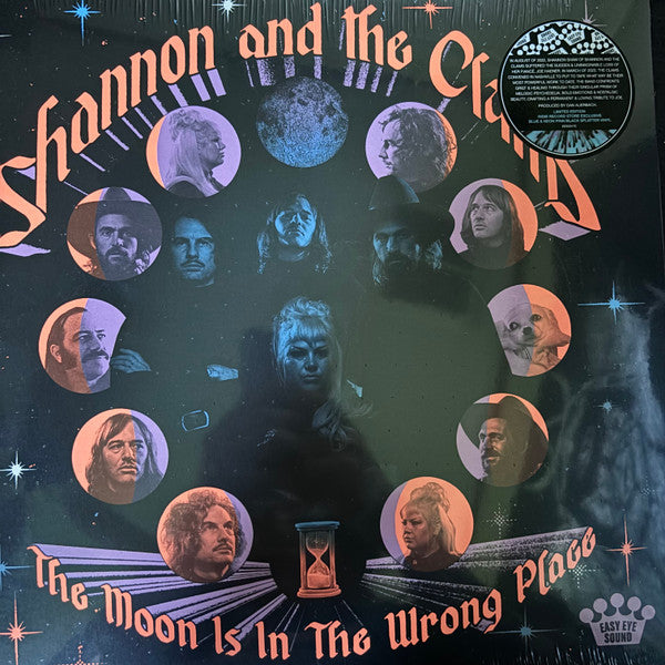 Shannon and The Clams - The Moon Is In The Wrong Place - Blue & Neon Pink/Black Splatter Vinyl