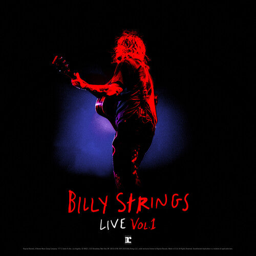 Billy Strings - Live Vol 1 - 2 LP, translucent blue vinyl - New Vinyl