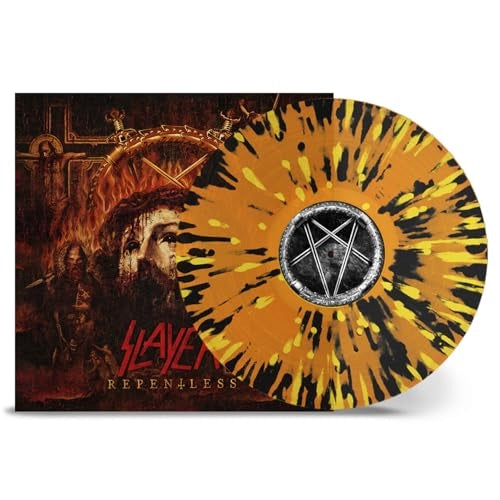 Slayer - Repentless - Trans Orange Yellow Black Splatter - Vinyl