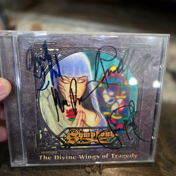 SYMPHONY X The Divine Wings Of Tragedy CD (signed), VG+