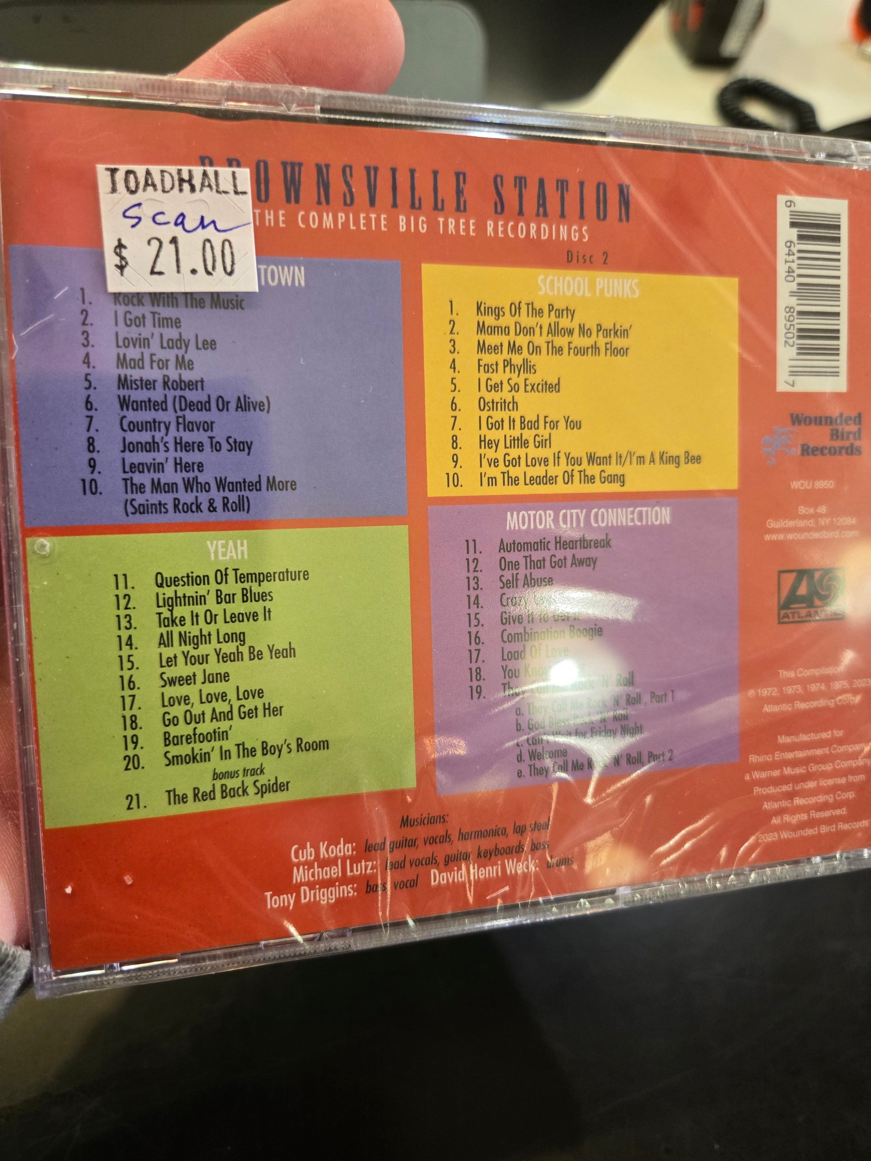 BROWNSVILLE STATION The Complete Big Tree Recordings CD New