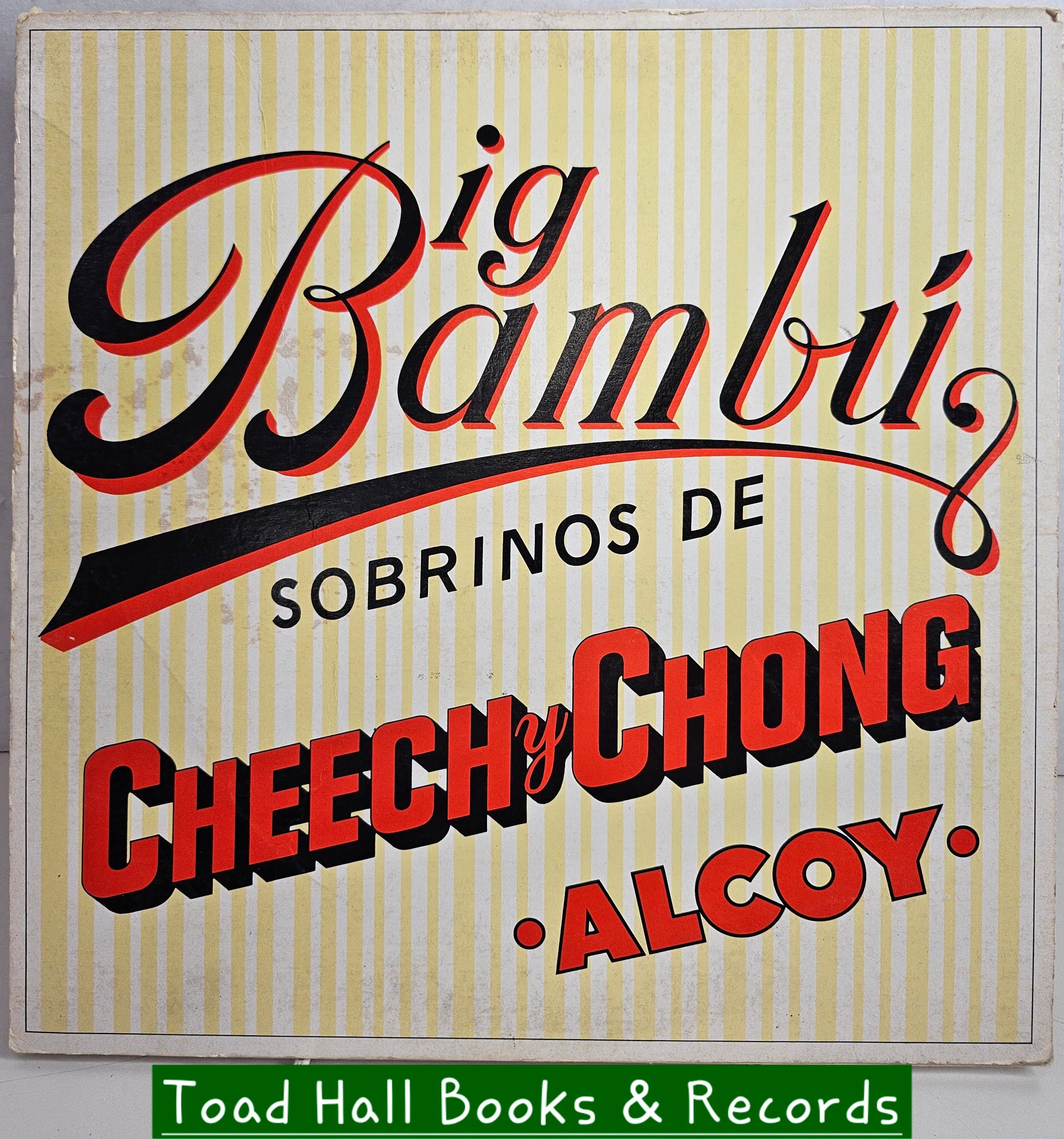 CHEECH & CHONG Big Bambu (W/Rolling Paper) Used Vinyl LP