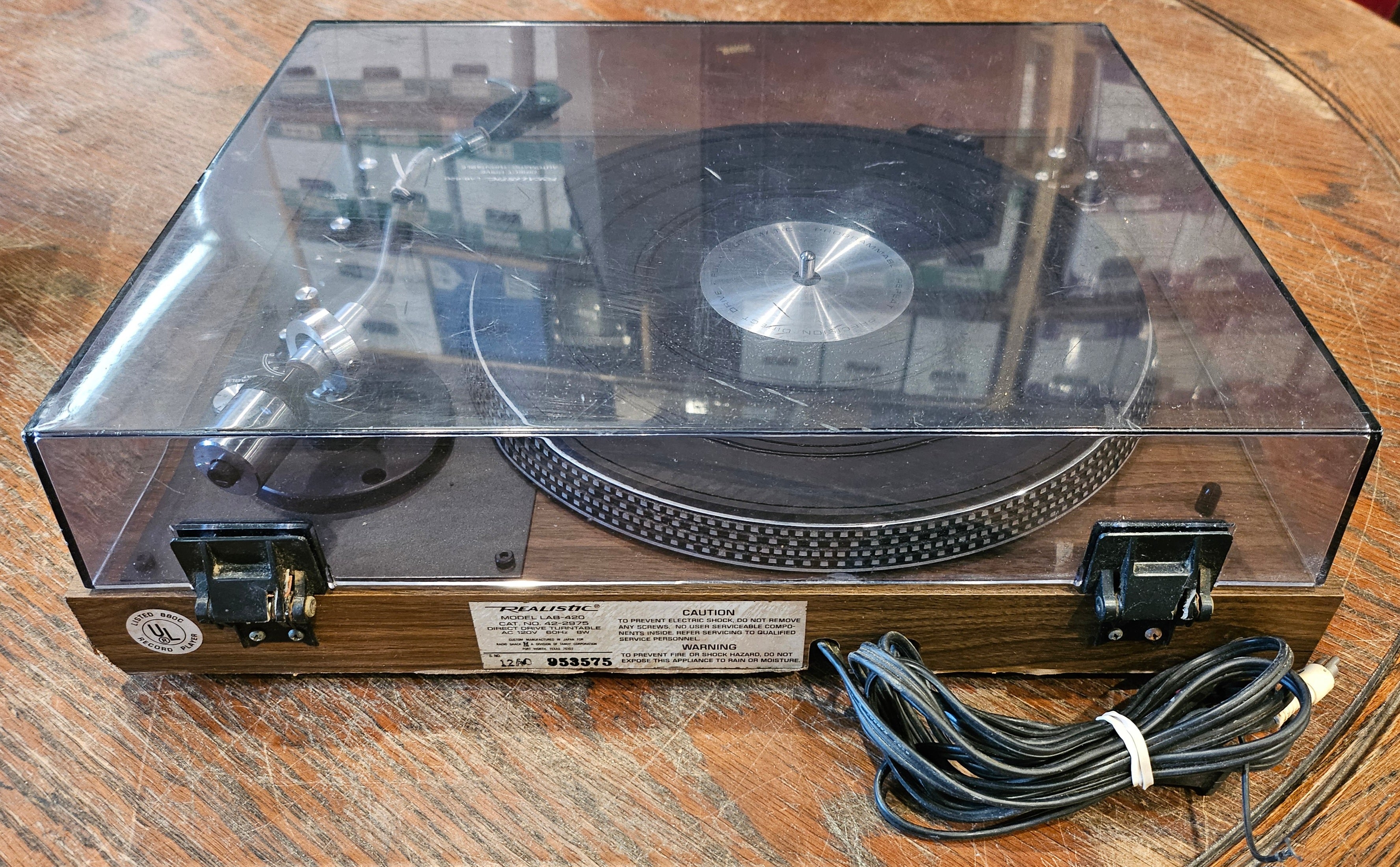 Realistic LAB-420 Direct Drive Automatic Turntable