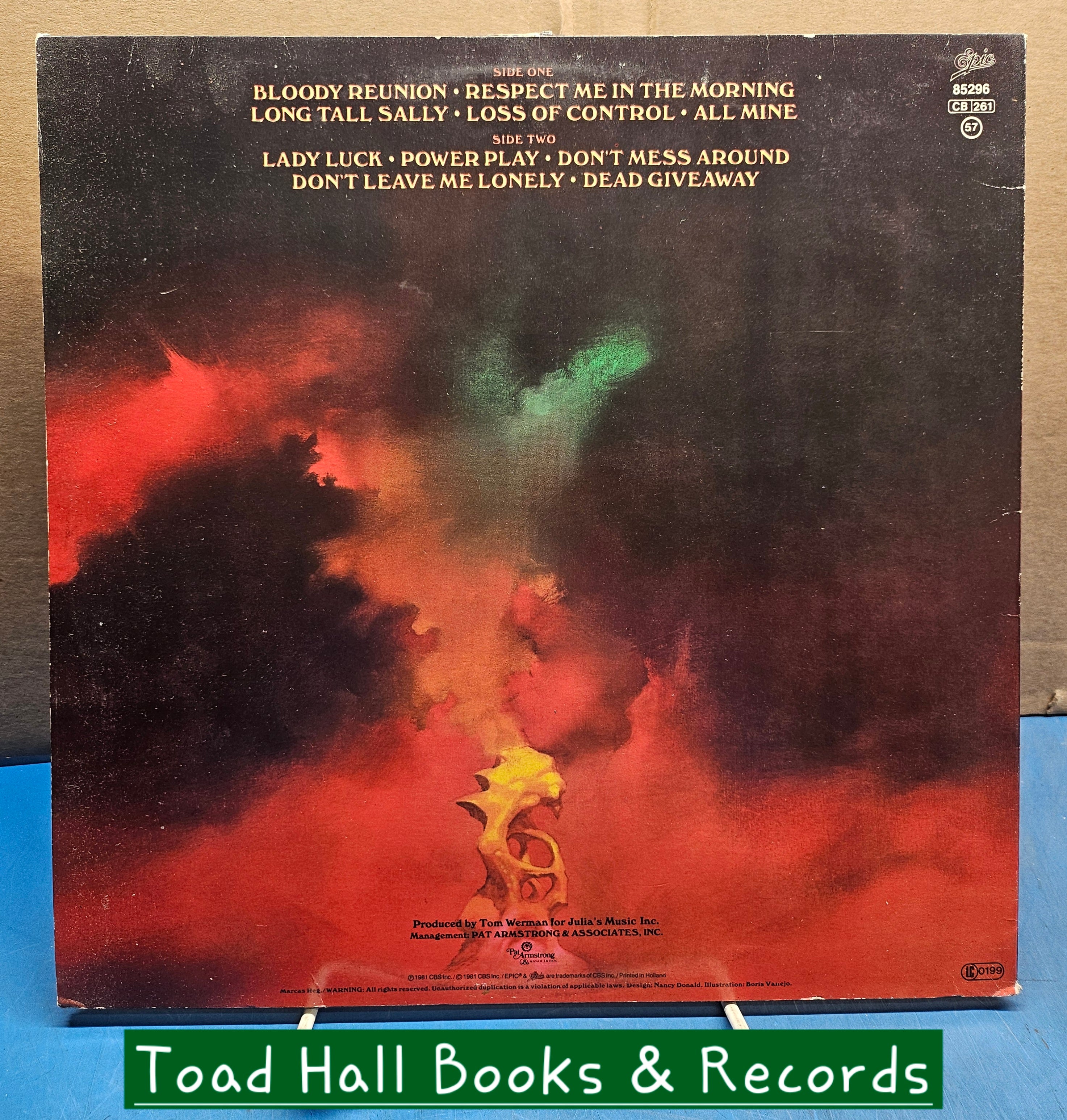Molly Hatchet Take No Prisoners Used Vinyl LP Sterling Press Holland Import
