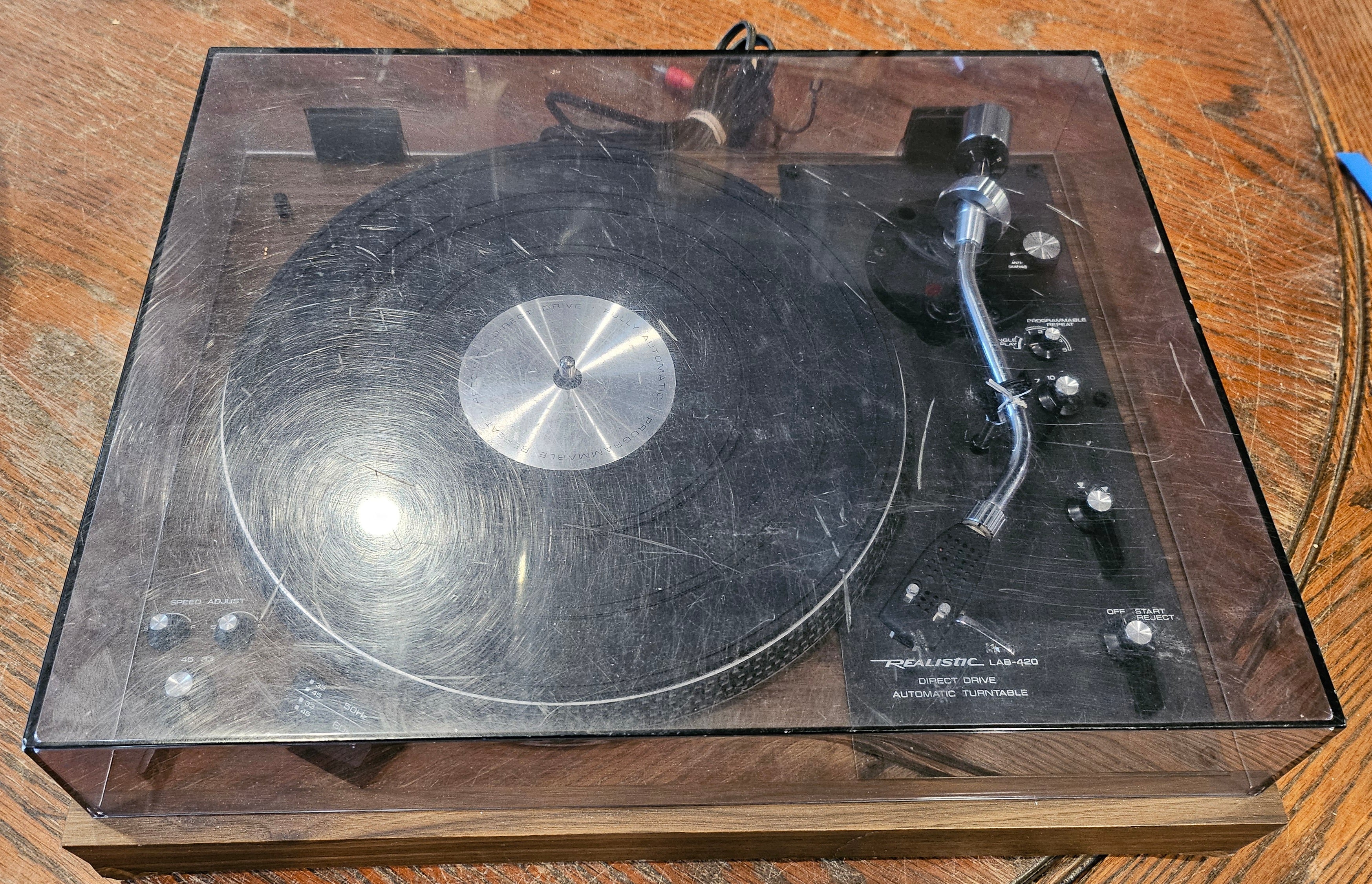 Realistic LAB-420 Direct Drive Automatic Turntable