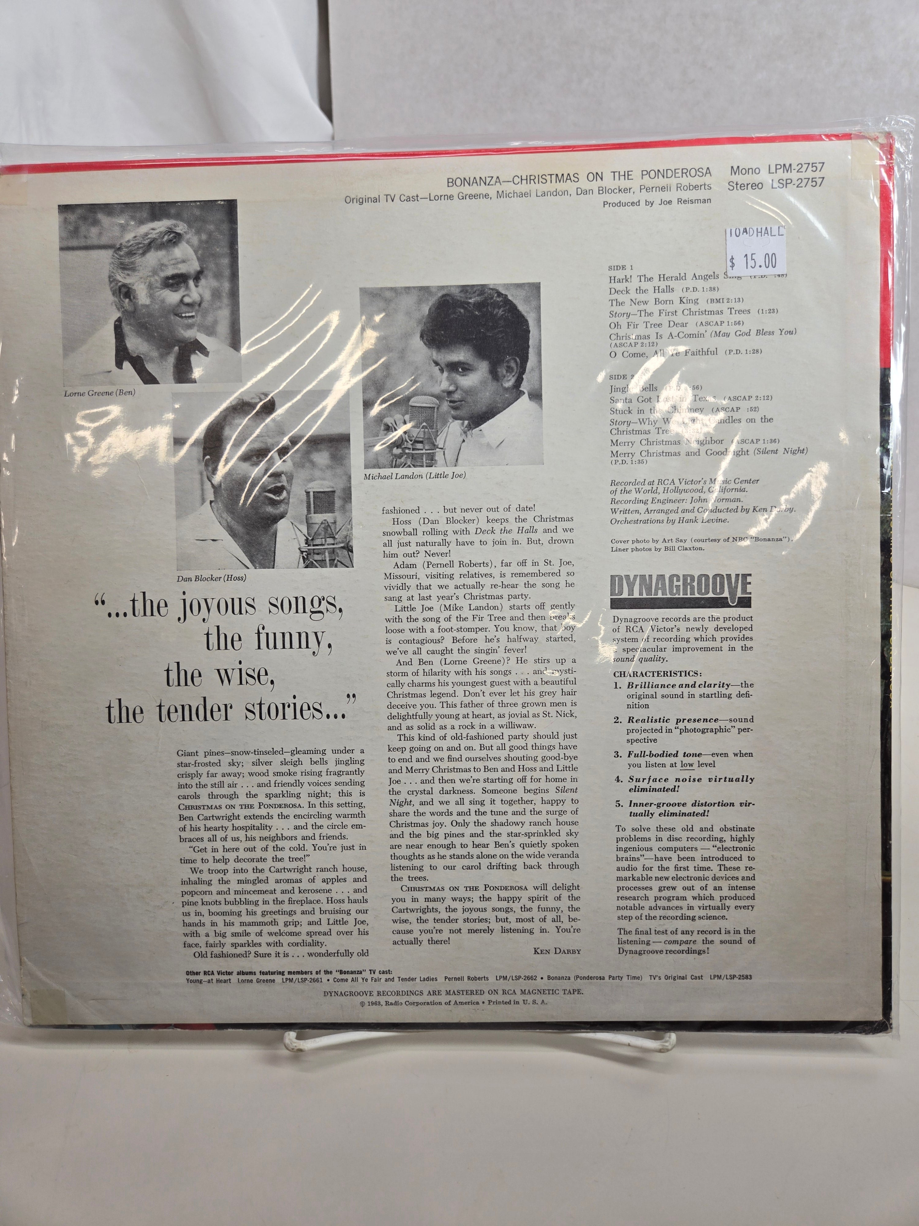 Bonanza: Christmas at the Ponderosa - Used Vinyl