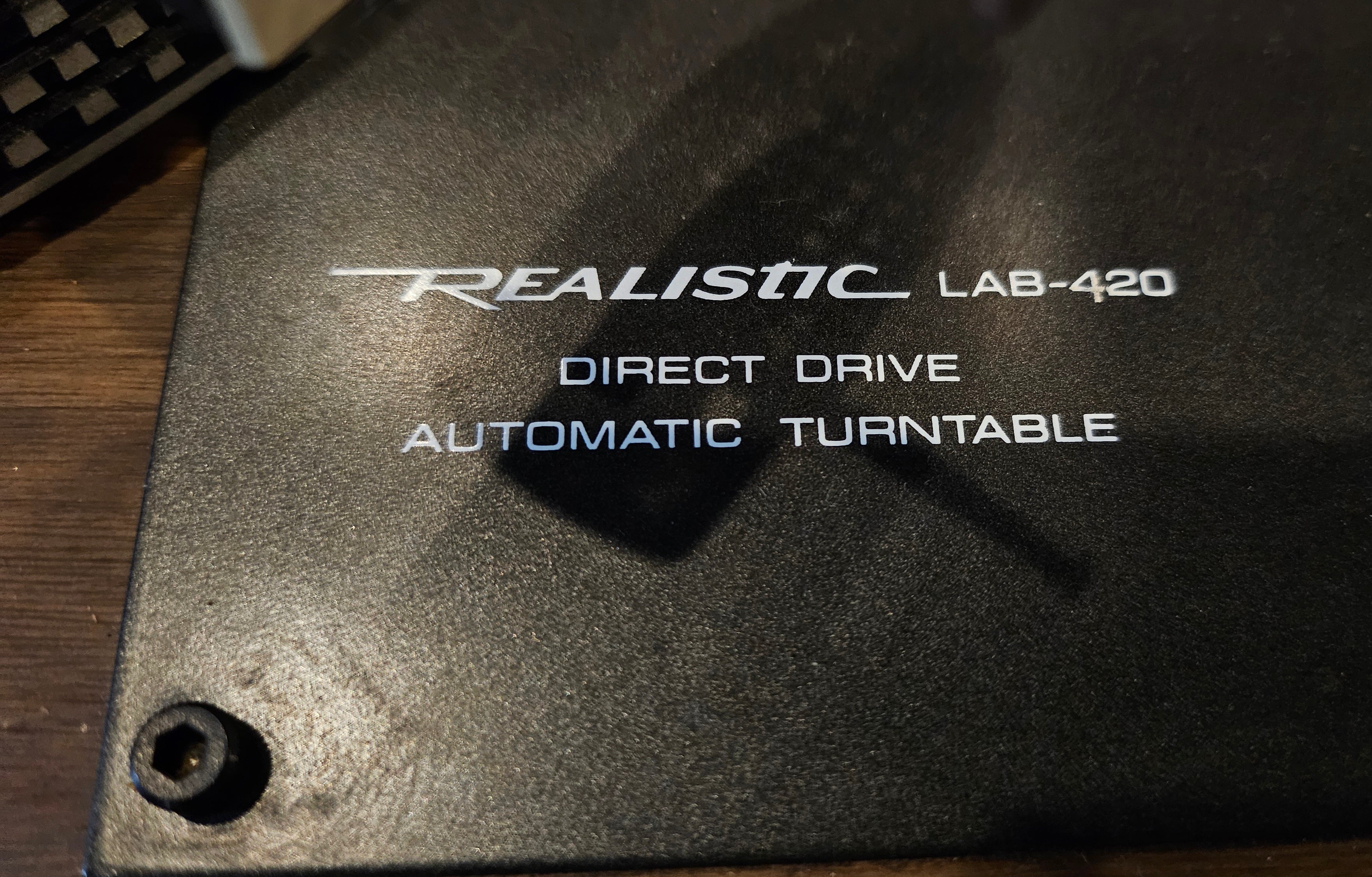Realistic LAB-420 Direct Drive Automatic Turntable