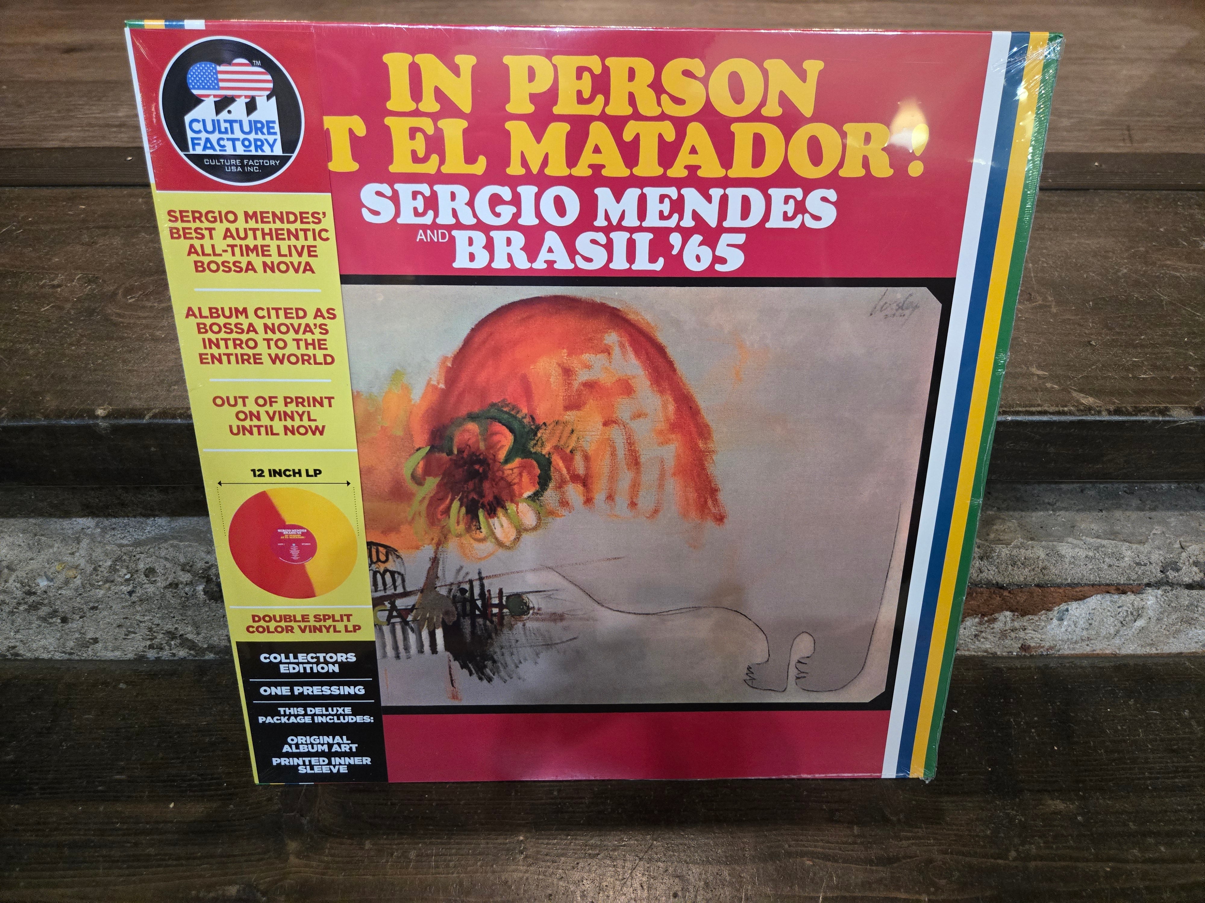 SERGIO MENDES & BRASIL '65 In Person At El Matador New Vinyl LP Red/Yellow Split Vinyl