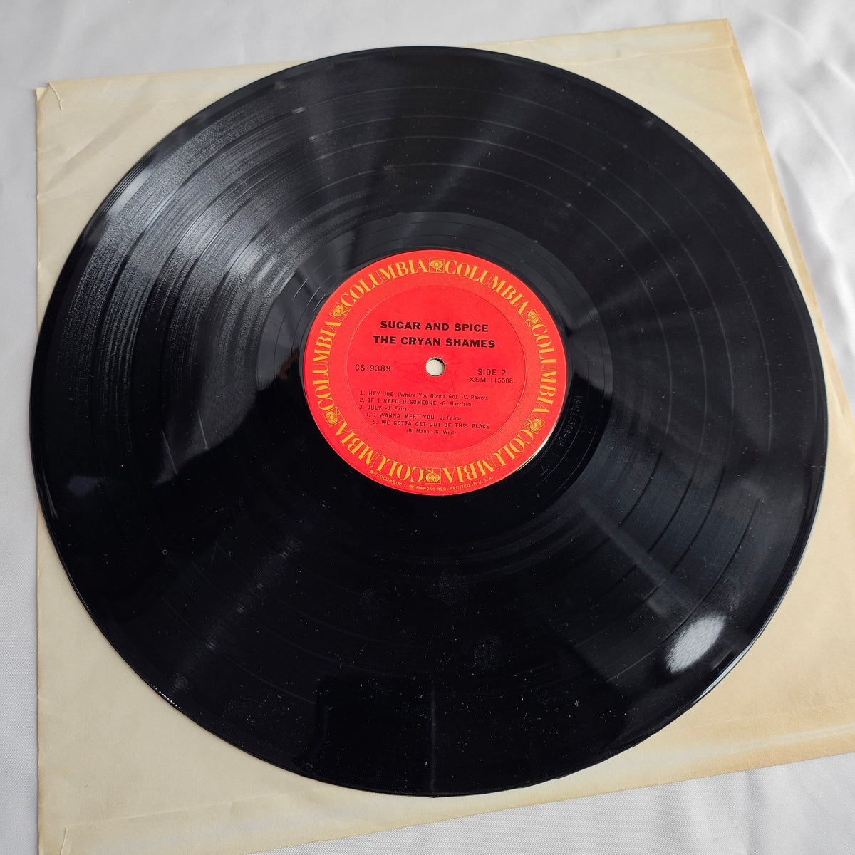 The Cryan' Shames  Sugar & Spice (Stereo)  Used Vinyl
