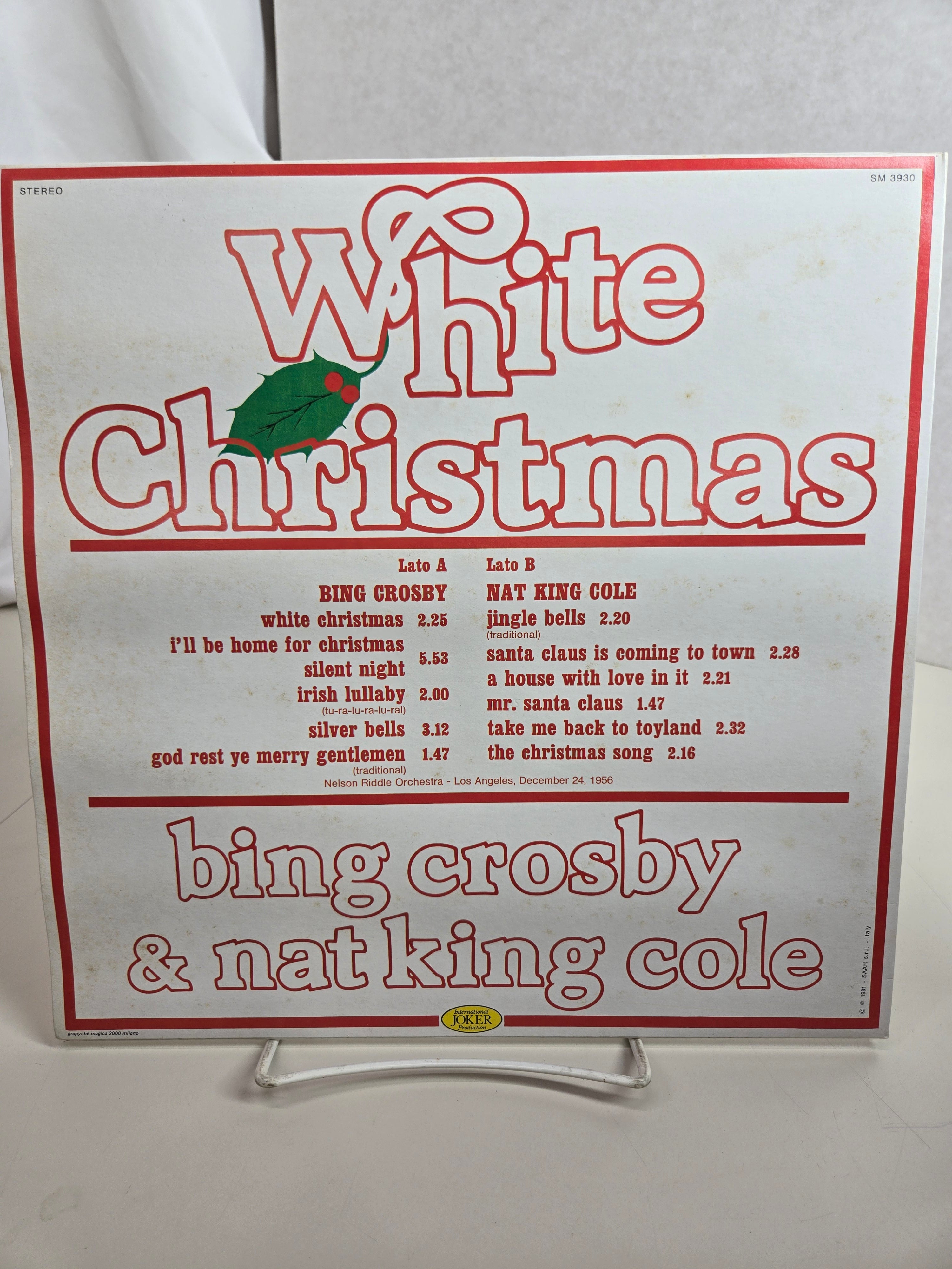 Bing Crosby and Nat King Cole - White Christmas - Used Vinyl