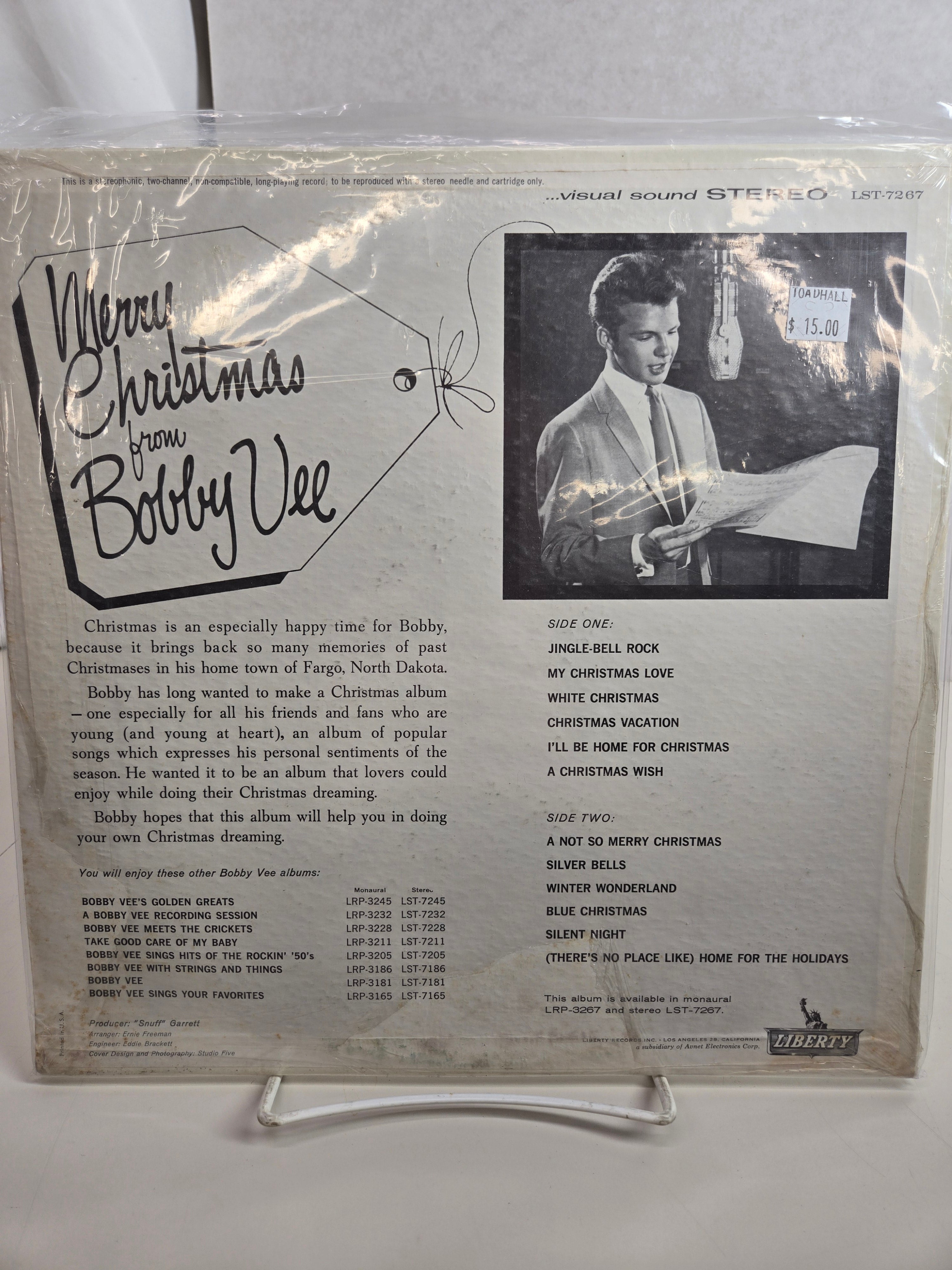 Bobby Vee - Merry Christmas from Bobby Vee - Used Vinyl