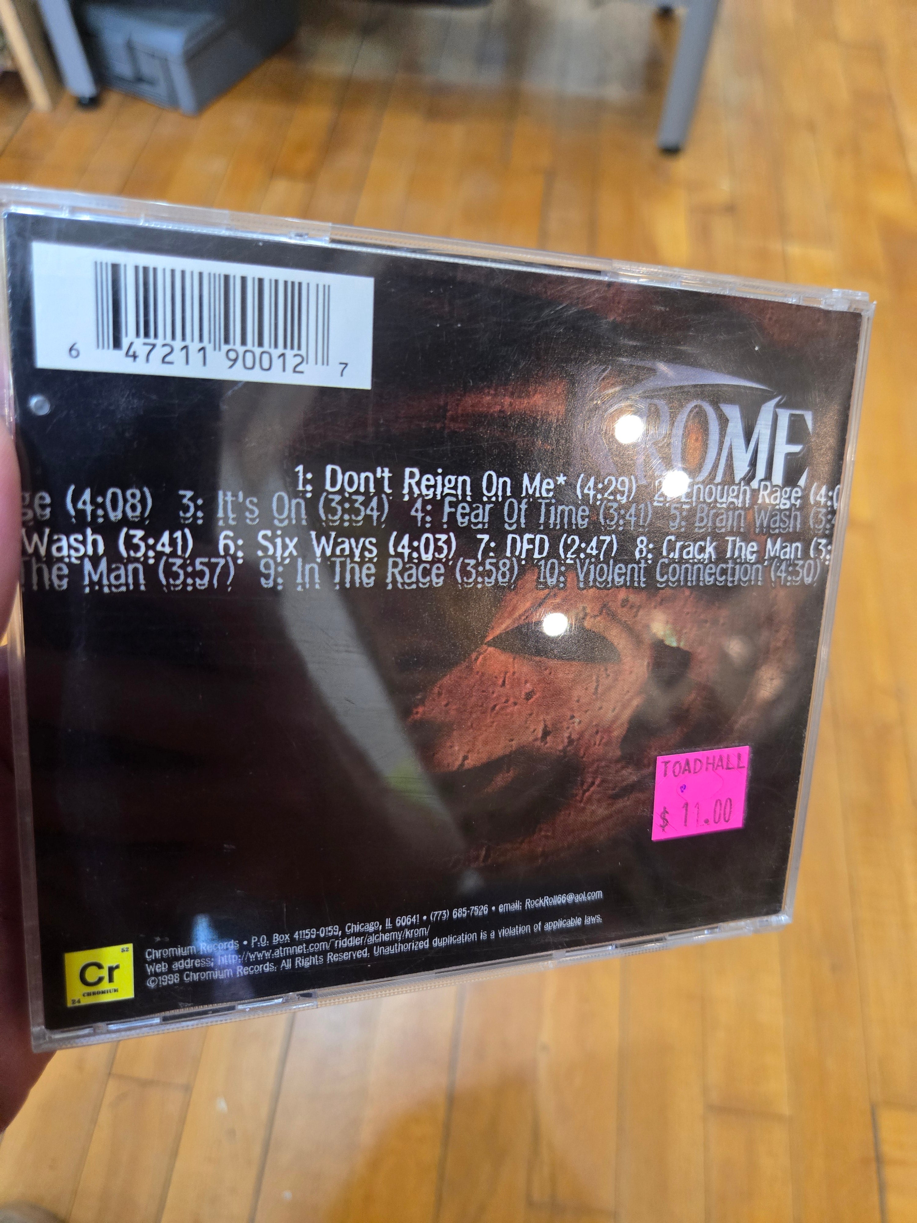 KROME Enough Rage Used CD, VG+