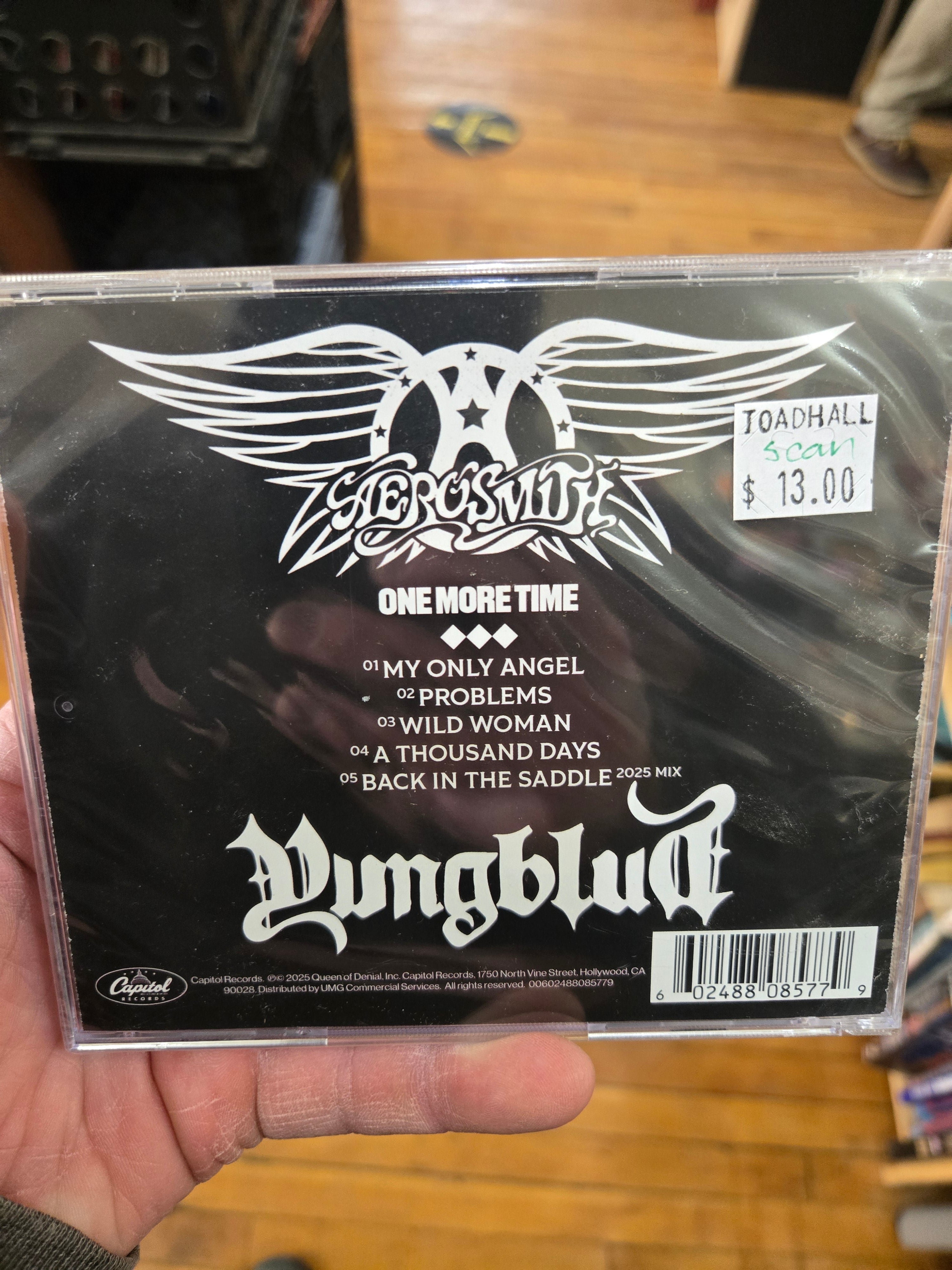 AEROSMITH / YUNGBLUD  One More Time (Indie Exclusive, Limited Edition, Autographed / Star Signed) CD, new/sealed
