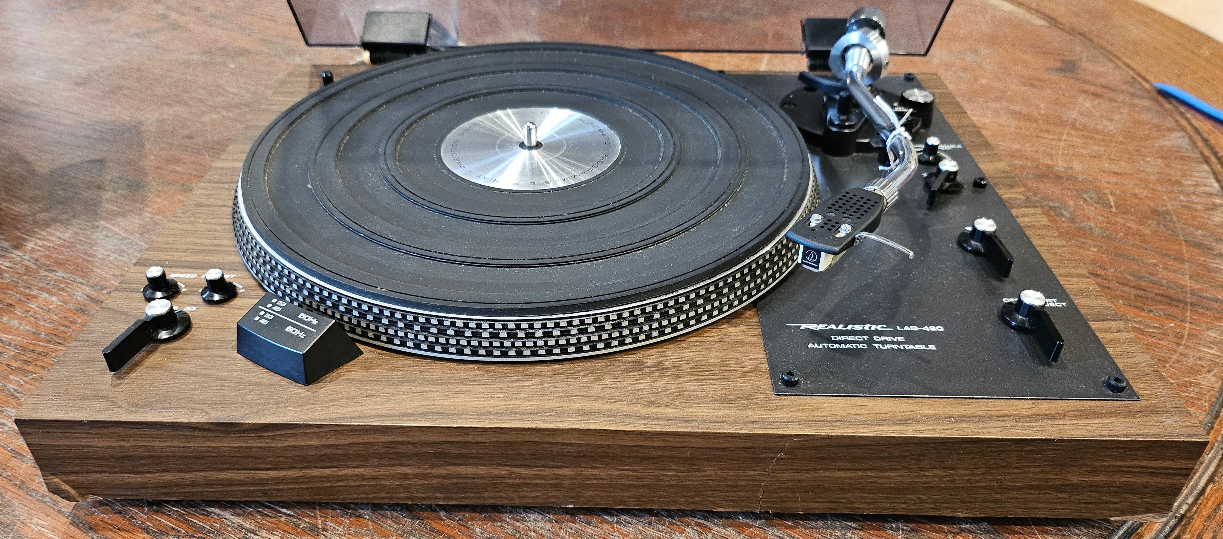 Realistic LAB-420 Direct Drive Automatic Turntable