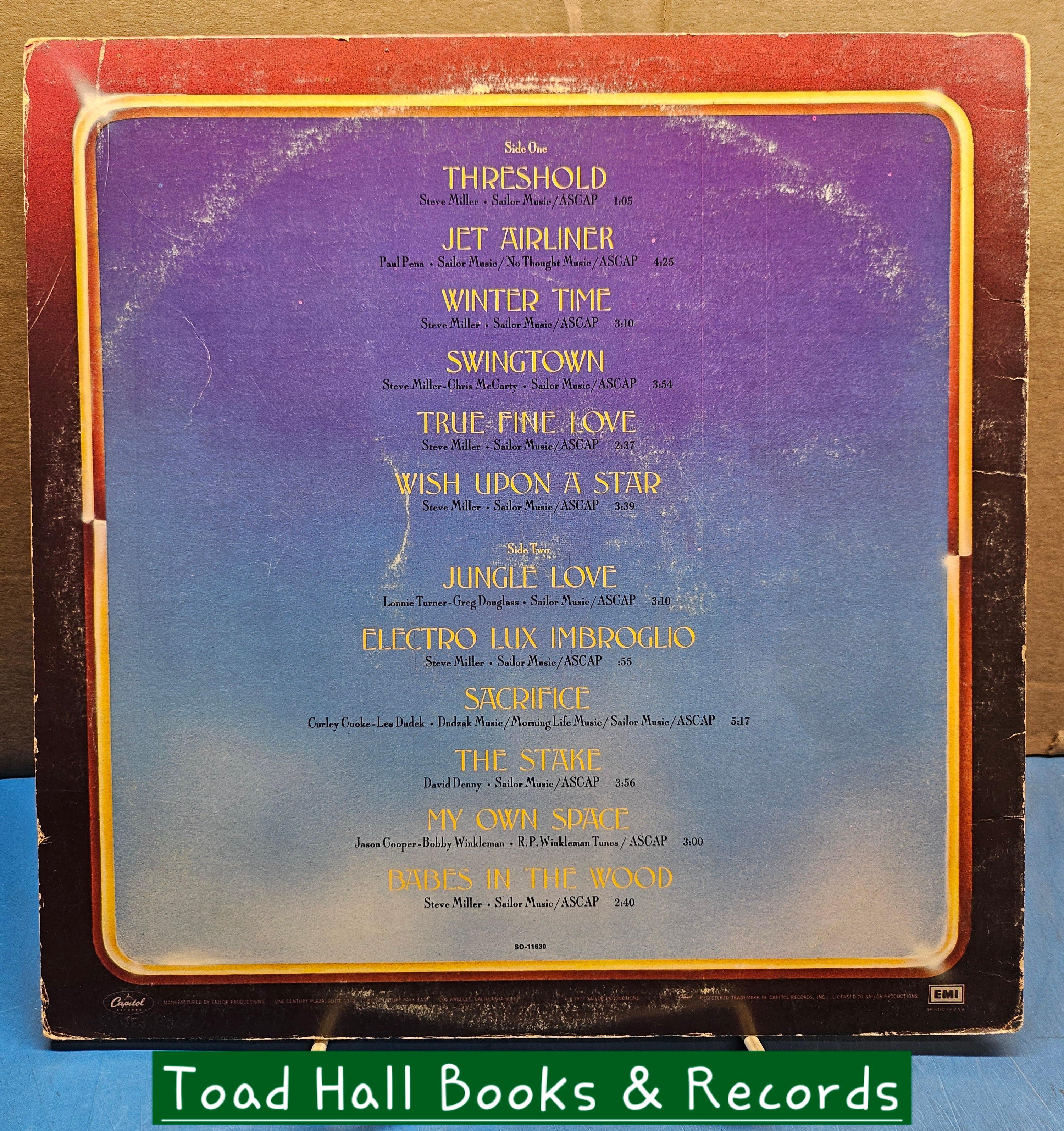 Steve Miller Band Book Of Dreams  Used Vinyl LP